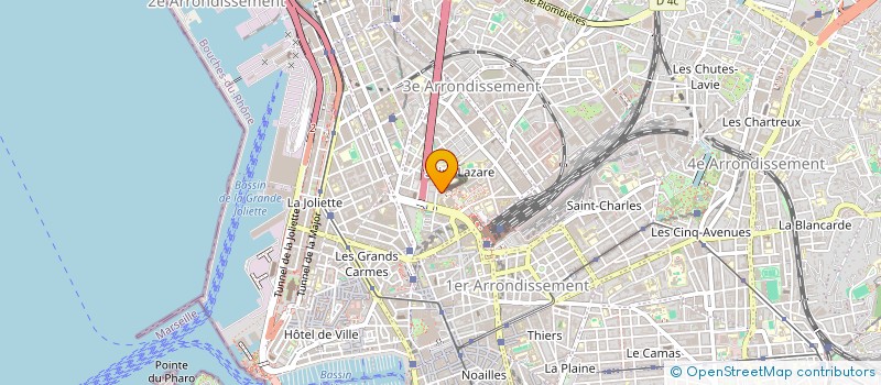 localisation de l'entreprise MONSIEUR ALI DJELLAL  MARSEILLE