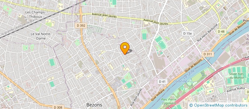 localisation de l'entreprise MONSIEUR ALI DJELLAL  BEZONS