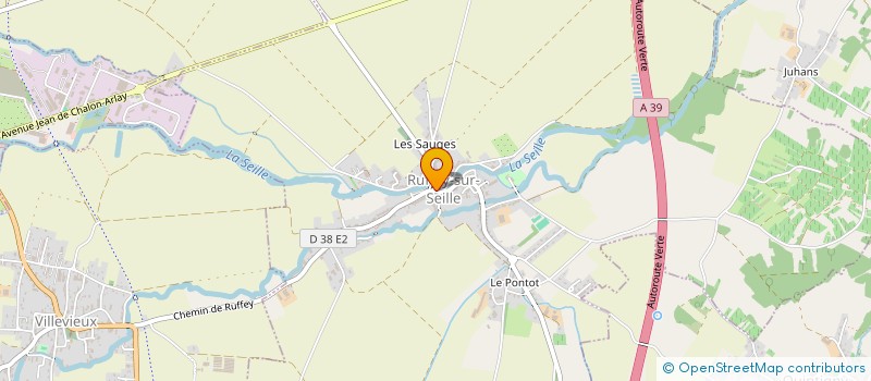 localisation de l'entreprise MONSIEUR ALI DJELLOUL  RUFFEY-SUR-SEILLE