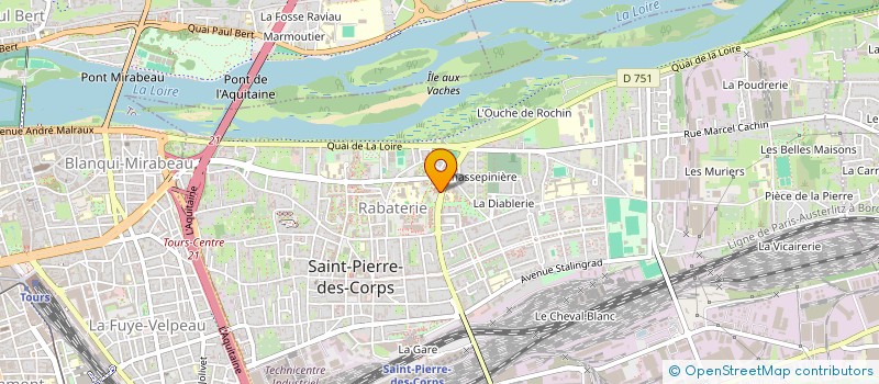 localisation de l'entreprise MONSIEUR ALI DOKKAEV  SAINT-PIERRE-DES-CORPS