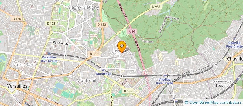 localisation de l'entreprise MONSIEUR ALI DORGAA à VERSAILLES