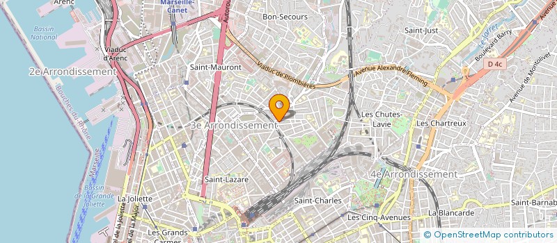 localisation de l'entreprise MONSIEUR ALI DOUDANE à MARSEILLE