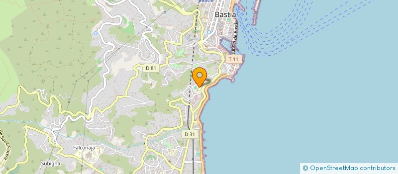 localisation de l'entreprise MONSIEUR ALI DOUDOU à BASTIA