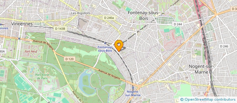localisation de l'entreprise MONSIEUR ALI DOUZI à FONTENAY-SOUS-BOIS