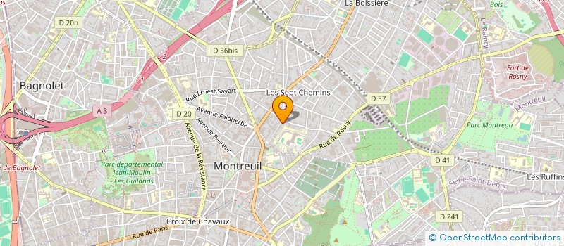 localisation de l'entreprise MONSIEUR ALI DRINE à MONTREUIL