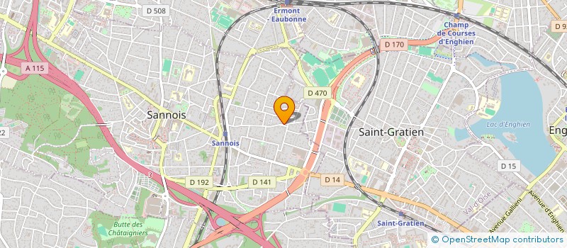 localisation de l'entreprise MONSIEUR ALI ECHAIEB  SANNOIS