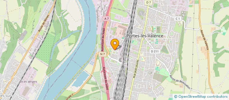 localisation de l'entreprise MONSIEUR ALI-EFE KULAKSIZ  PORTES-LES-VALENCE