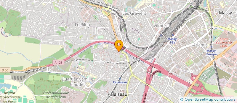 localisation de l'entreprise MONSIEUR ALI EL ATTAR à PALAISEAU