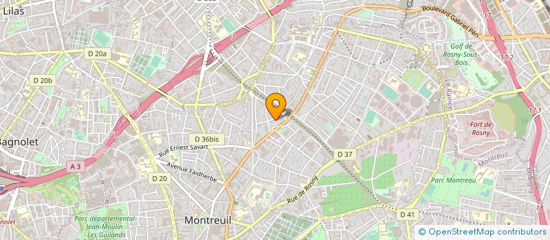 localisation de l'entreprise MONSIEUR ALI EL AYYADI à MONTREUIL