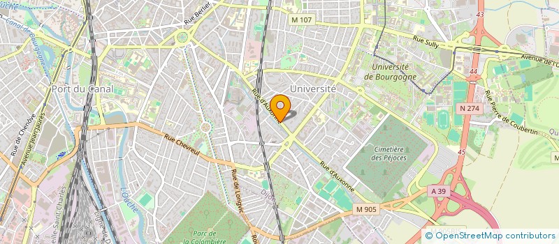 localisation de l'entreprise MONSIEUR ALI EL BALAOUY à DIJON