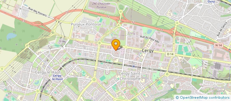 localisation de l'entreprise MONSIEUR ALI EL GABLI  CERGY