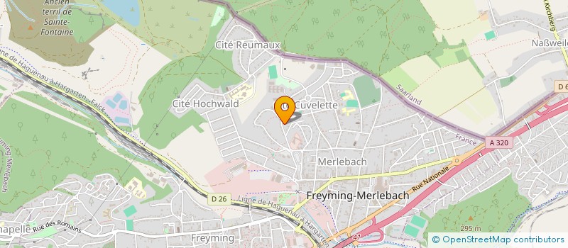 localisation de l'entreprise MONSIEUR ALI EL GHARBI  FREYMING-MERLEBACH