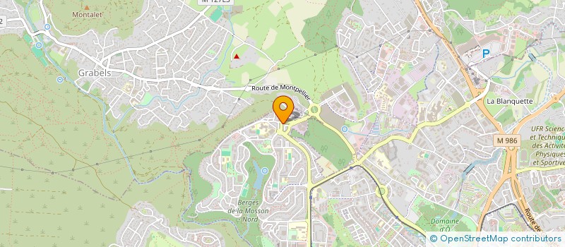 localisation de l'entreprise MONSIEUR ALI EL HANA  MONTPELLIER