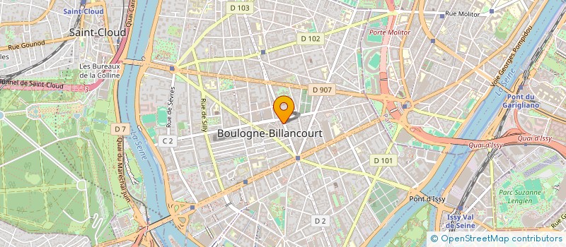 localisation de l'entreprise MONSIEUR ALI EL IDRISSI à BOULOGNE-BILLANCOURT