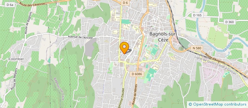 localisation de l'entreprise MONSIEUR ALI EL KADDOURI  BAGNOLS-SUR-CEZE