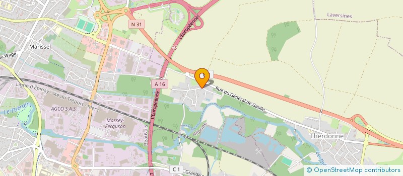 localisation de l'entreprise MONSIEUR ALI EL KADI  THERDONNE