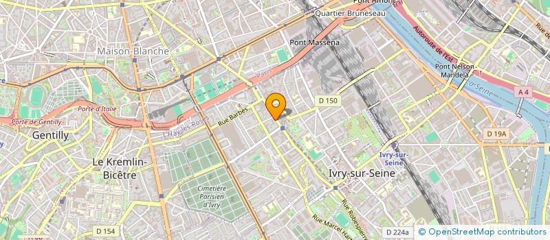 localisation de l'entreprise MONSIEUR ALI EL KHATTARI  IVRY-SUR-SEINE