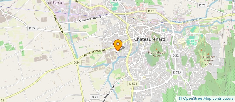 localisation de l'entreprise MONSIEUR ALI EL MAHDAOUI  CHATEAURENARD