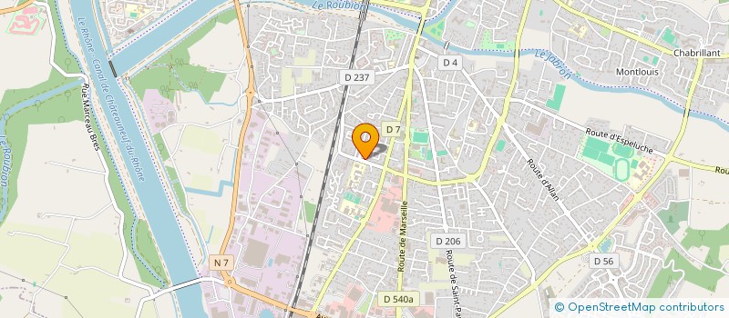 localisation de l'entreprise MONSIEUR ALI EL YOUSSI  MONTELIMAR