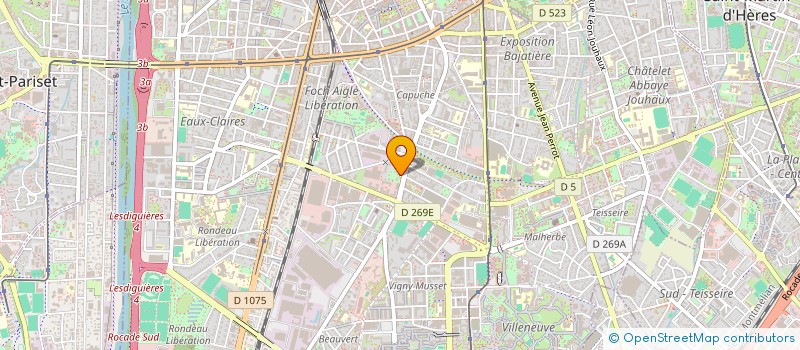 localisation de l'entreprise MONSIEUR ALI ELJALLOULI à GRENOBLE