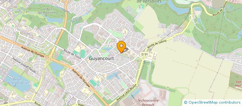 localisation de l'entreprise MONSIEUR ALI ELKHOLTI  GUYANCOURT