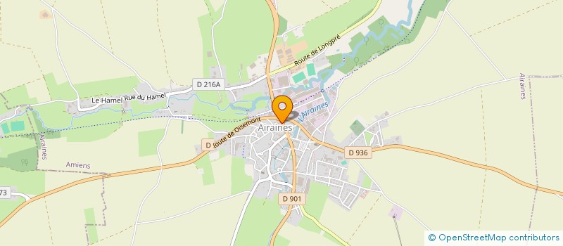 localisation de l'entreprise MONSIEUR ALI ENMEK  AIRAINES