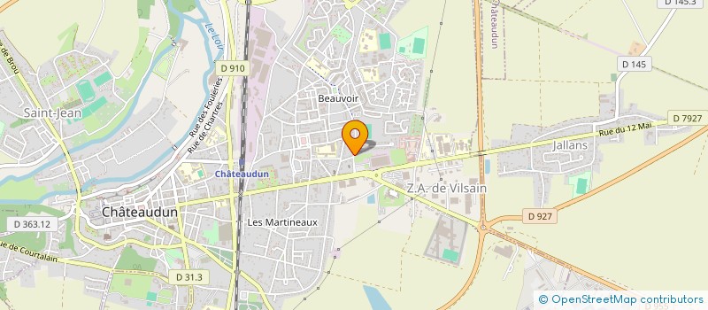 localisation de l'entreprise MONSIEUR ALI ERBAS à CHATEAUDUN