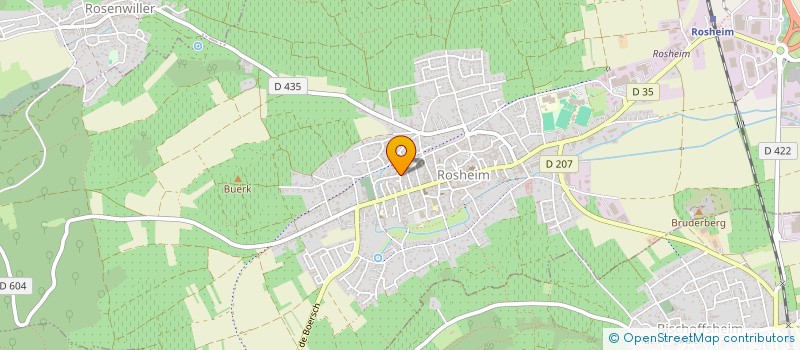 localisation de l'entreprise MONSIEUR ALI ERENLER  ROSHEIM