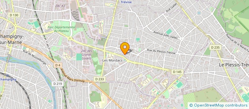 localisation de l'entreprise MONSIEUR ALI ERKAN TEKE à CHAMPIGNY-SUR-MARNE