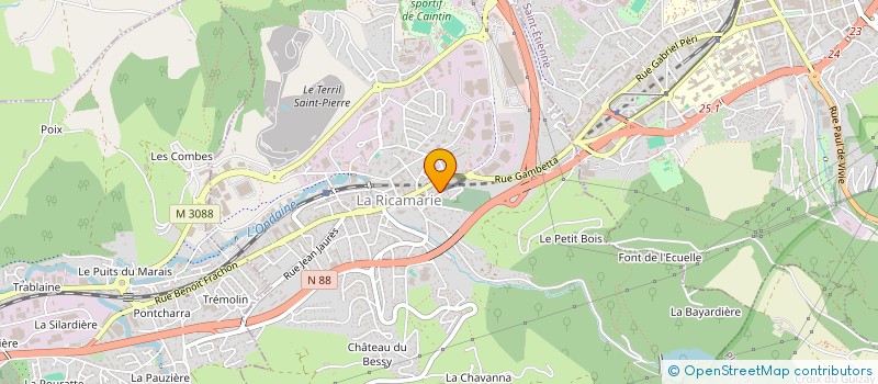 localisation de l'entreprise MONSIEUR ALI ERKULU  LA RICAMARIE