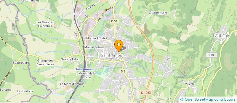 localisation de l'entreprise MONSIEUR ALI EYILER  SAINT-AMOUR