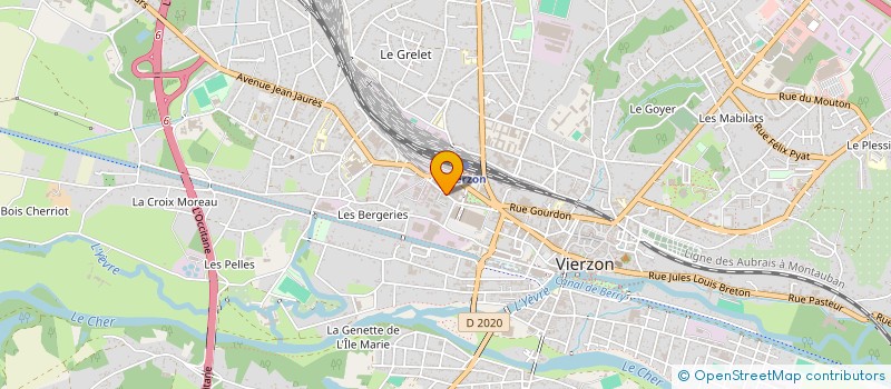 localisation de l'entreprise MONSIEUR ALI FAIZ  VIERZON