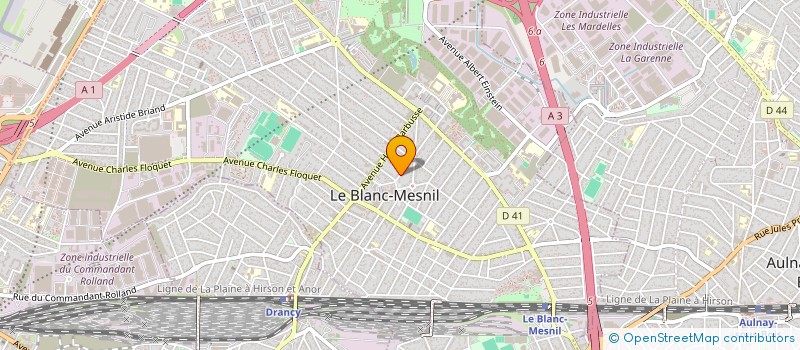 localisation de l'entreprise MONSIEUR ALI FAKASSI à LE BLANC-MESNIL