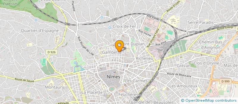 localisation de l'entreprise MONSIEUR ALI FARES  NIMES