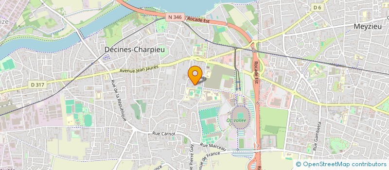 localisation de l'entreprise MONSIEUR ALI FELLAH  DECINES-CHARPIEU