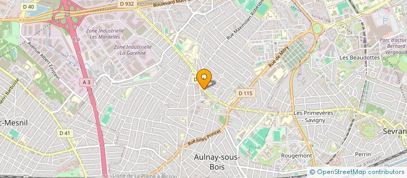 localisation de l'entreprise MONSIEUR ALI FIALA  AULNAY-SOUS-BOIS