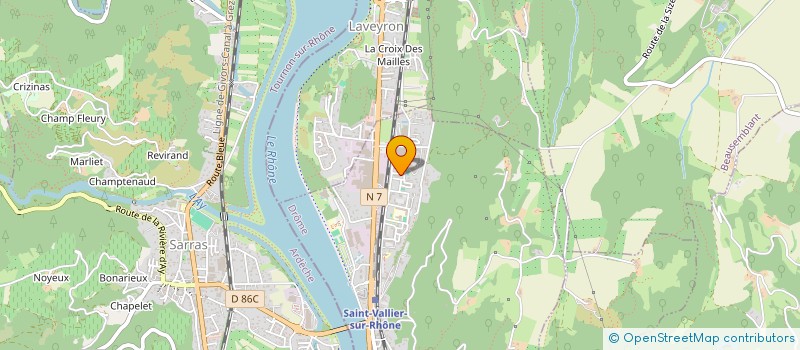 localisation de l'entreprise MONSIEUR ALI FIGMIR  SAINT-VALLIER