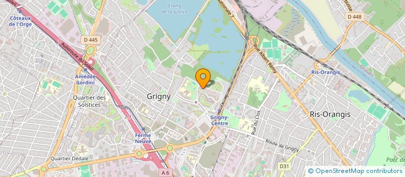 localisation de l'entreprise MONSIEUR ALI FOMBA  GRIGNY