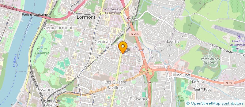 localisation de l'entreprise MONSIEUR ALI GACEM  LORMONT