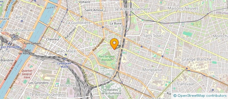 localisation de l'entreprise MONSIEUR ALI GAKOU  LYON