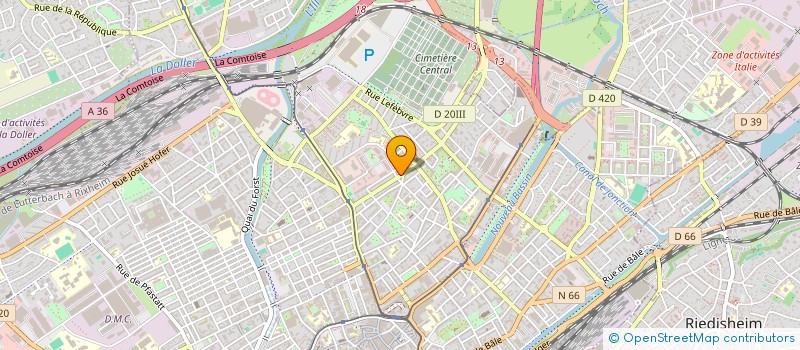 localisation de l'entreprise MONSIEUR ALI GASSAMA  MULHOUSE