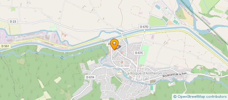 localisation de l'entreprise MONSIEUR ALI GHODBANE  LA ROQUE-D'ANTHERON