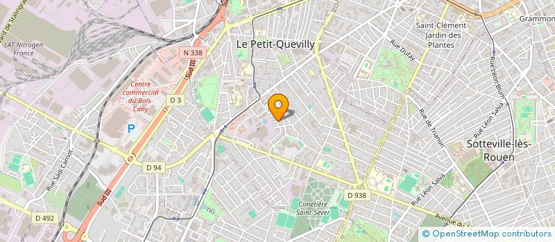 localisation de l'entreprise MONSIEUR ALI GHORRAF  LE PETIT-QUEVILLY