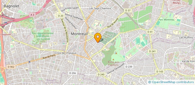 localisation de l'entreprise MONSIEUR ALI GHOUL à MONTREUIL