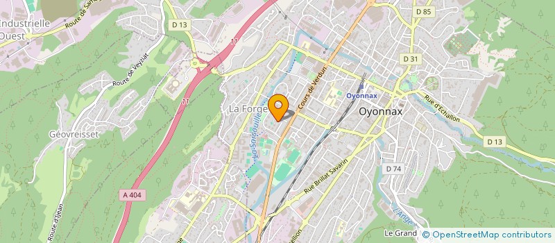 localisation de l'entreprise MONSIEUR ALI GOKBOGA à OYONNAX