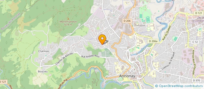 localisation de l'entreprise MONSIEUR ALI GOURARI  ANNONAY