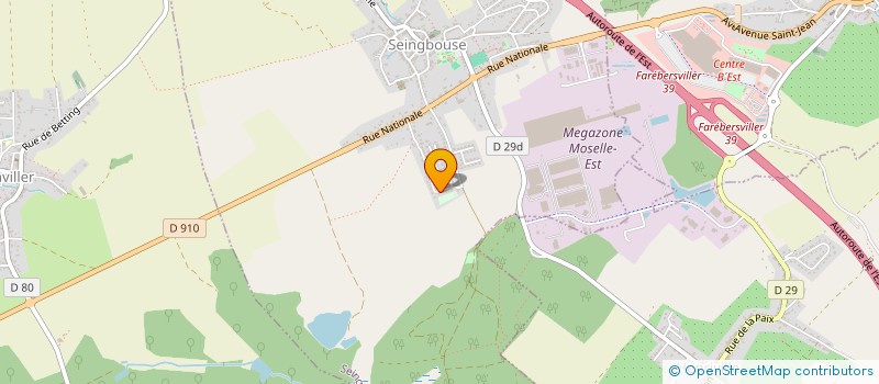 localisation de l'entreprise MONSIEUR ALI GUEROUI  SEINGBOUSE