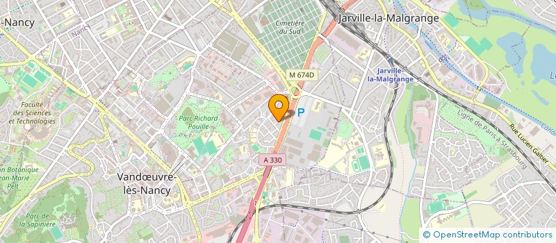 localisation de l'entreprise MONSIEUR ALI GUESSOUM  VANDUVRE-LES-NANCY