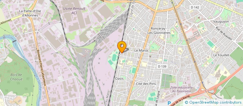 localisation de l'entreprise MONSIEUR ALI GUETTAF  LE MANS