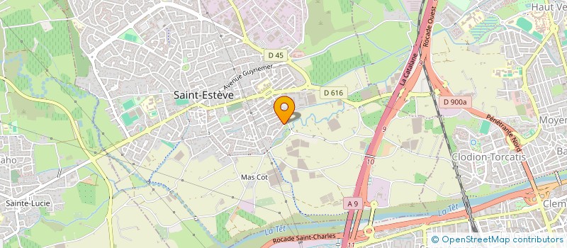 localisation de l'entreprise MONSIEUR ALI GUNAY  SAINT-ESTEVE